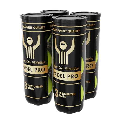 Great Call Athletics | Padel Pro Balls | Professional Tournament Quality | 3 Ball Can Pressurized Performance Game for Racket (4)