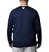 Columbia NCAA Michigan Wolverines Men's Terminal Tackle Long Sleeve Shirt, Large, UM - Navy/Yellow