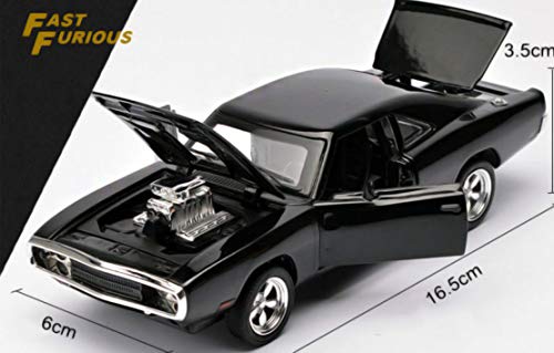 Magicwand 1:32 Scale Die-Cast Metal Faast & Furiious 7 Car with 4 Openable Doors,Music,Lights & Pull Back Action【Pack of 1】【Colors as Per Stock】