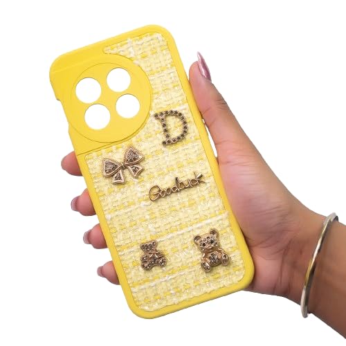PEEPERLY Back Cover Case for OnePlus 12 Scratch Resistant Anti-Slip TPU Shockproof Protective Durable Bear Bling Cloth Case(Yellow) (B0D96D6YHZ) Amazon Price History, Amazon Price Tracker