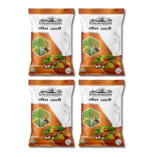 Image of Divayanshi Neem Khali Fertilizer | Organic Neem Cake Powder for Plants | Natural Pest Control, Soil Conditioner & Growth Booster | For Garden, Pots & All Plants-20kg
