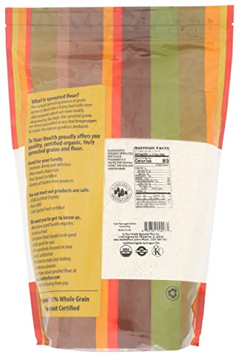 To Your Health Sprouted Flour Co, Flour Sprouted Rye Organic, 80 Ounce #TOP1