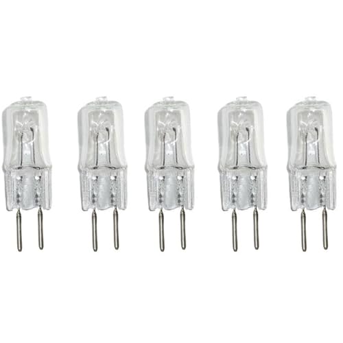 JZLBBC Ampoule À Capsule Halogène G5.3 220V 50W G5.3 Ampoule Lampe Halogene G5.3 Dimmable Blanc Chaud,150W,5Pc