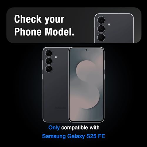Image of Supershieldz NeoGuard HD+ Tempered Glass Screen Protector Guard for Samsung Galaxy S25 Fe, 9H Hardness | Case-Friendly | Easy Installation Kit