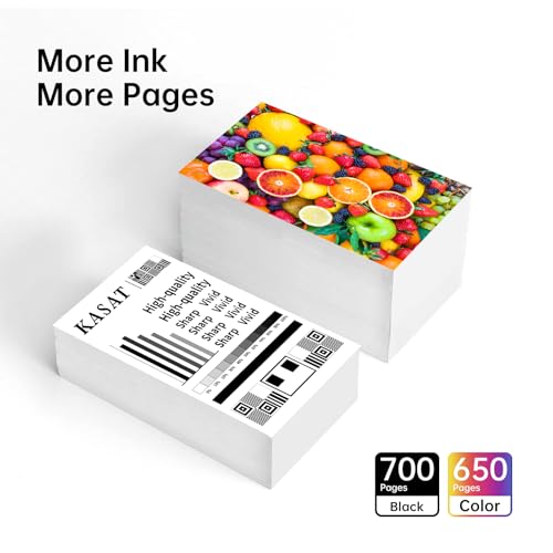 Image of KASAT 273XL Ink Cartridges Remanufactured Ink Replacement for Epson 273 Ink Cartridges Compatible with XP-820 XP-810 XP-800 XP-620 XP-610 XP-600 XP-520 Printer(5 Pack)