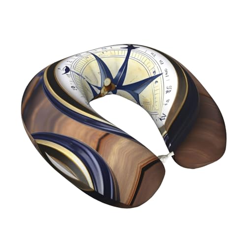 Almohada de viaje con relleno de poliéster y diseño cómodo miniatura 2
