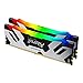 Price comparison product image Kingston Fury Renegade Black RGB XMP 64GB (6000MT/s DDR5 CL32 DIMM Desktop Gaming Memory(Kit of 2) - KF560C32RSAK2-64
