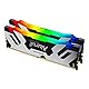 Kingston FURY Renegade Schwarz RGB XMP 96GB 6400MT/s DDR5 CL32 DIMM Desktop Gaming Speicher (Kit mit 2 ) - KF564C32RSAK2- 96