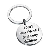 KEYCHIN Fast Sports Enthusiasts Gift I Don't Have Friends I Got Family Keychain Movie Peripheral Jewellery Movie Fans Gift for Men and Woman (Got Family keychain)