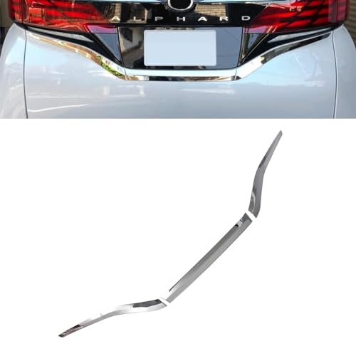 KMONDER アルファード 40系 ヴェルファイア 40系 パーツ バックドアガーニッシュ リアライセンス ガーニッシュ 3pcs ステンレス(SUS304)メッキ 鏡面仕上げ 外装 カスタム パーツ ドレスアップ エアロ アクセサリー