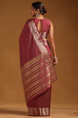 Image of Soch Womens Art Silk Zari Woven Saree