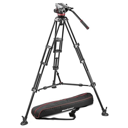 Amazon | Manfrotto ビデオキット ツイン3段アルミ MSタイプ