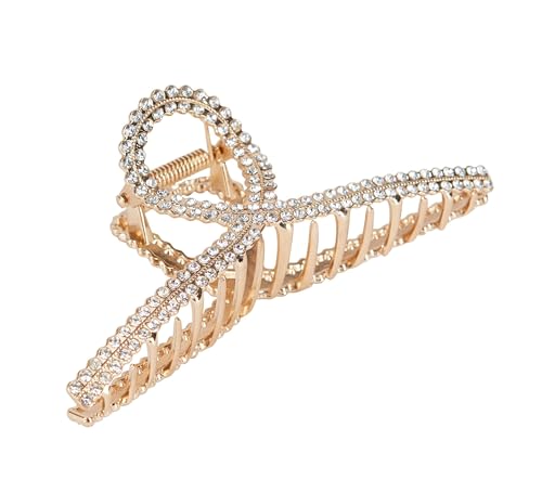 Allure Rhinestone Loop Jaw Clip