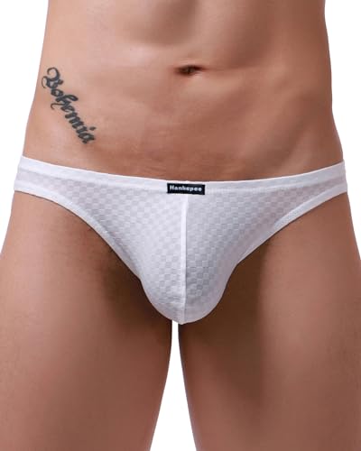 Men's Silky Touch Stretch Briefs Sexy Bulge Underwear Low waistline Soft Under Panties for Men4