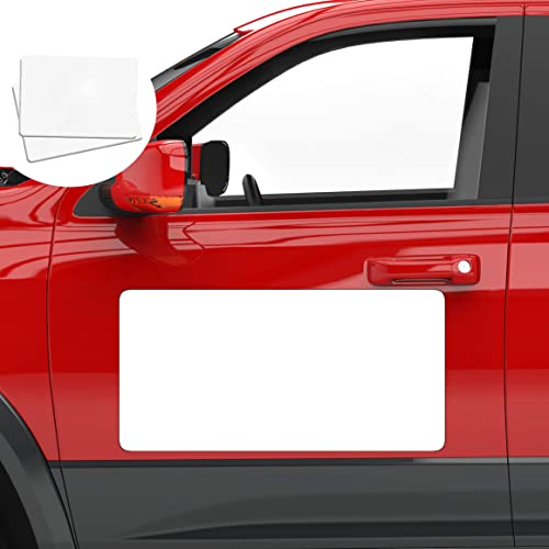 ANOER - 2 Pack Blank Car Door Magnet Sticker, Rounded Corners Magnetic Vehicle Sign, Perfect Magnet for Car to DIY Advertise Business and Cover Company Logo, Personalized Magnet Decal (24x12 inch)