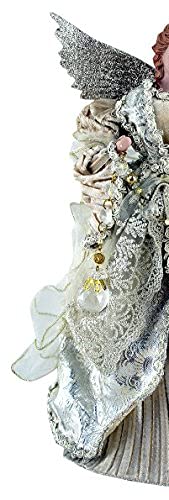 Santa's Workshop 3035 Gilded Angel Treetopper, 16", Multi #TOP1