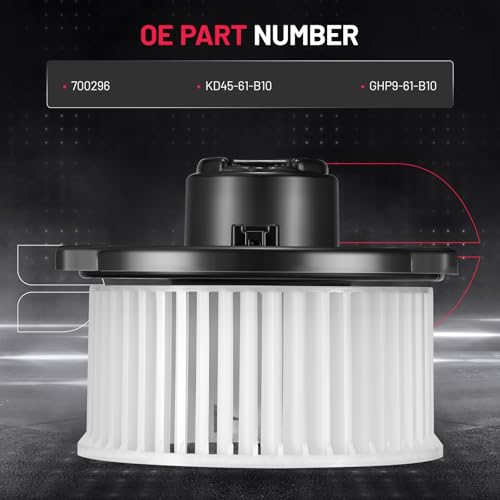 Image of BDFHYK AC Heater Blower Motor Fan 700296 Compatible with Mazda 2014-2018 3, 2013-2016 CX-5 HVAC Blower Motor Assembly Replacement for KD45-61-B10 GHP9-61-B10
