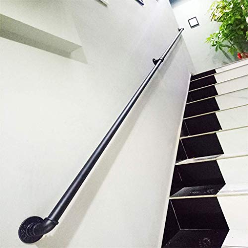 Garde-corps en fer pour escalier avec fixation murale robuste - 3