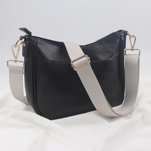 Image of Wide Purse Strap Solid, Replacement Crossbody Shoulder Handbags Strap for Women Adjustable