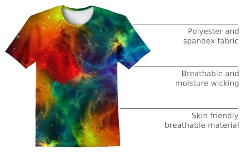 Image of LAIDIPAS Boys Girls 3D Graphic T-Shirt Short Sleeve Tops Tees 6-16 Years | Kids Crewneck Shirts, Vibrant Color, Lightweight and Quick Dry, Trendy Outfits for School, Parties, vacation and Daily Wear