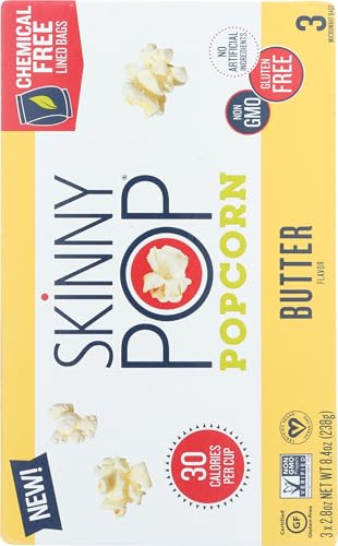 Image of SkinnyPop Butter Popcorn, 2.8 Oz, 3 Ct