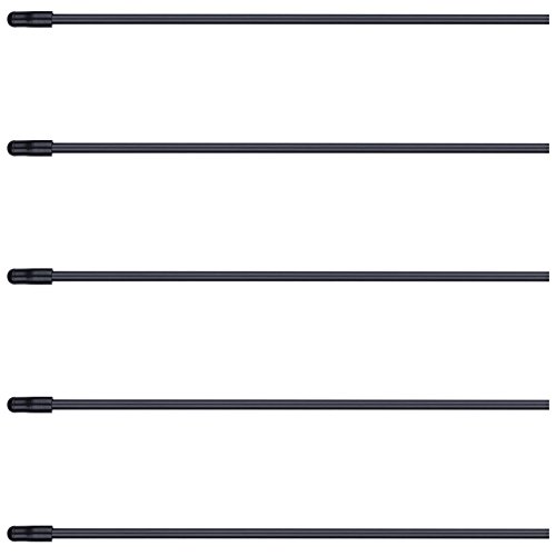 5PCS HobbyPark Plastic Antenna Tube with Cap Black for RC Remote Control Vehicles FPV Drone Quadcopter Multicopters Boats 2.4G Receiver