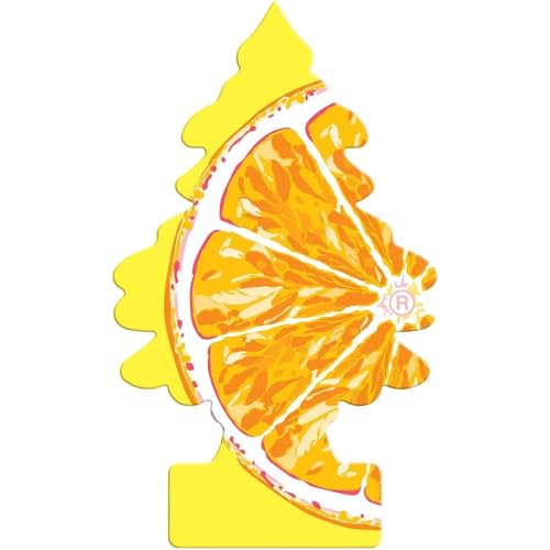 Image of Little Trees Sliced Air Freshener (Pack of 3) | Fresh Citrus Fragrance | Iconic Tree Hanging Design | For Car, Home, Wardrobe | Imported from USA