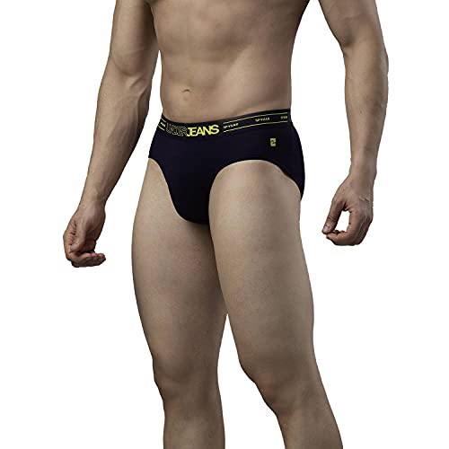 Image of Underjeans Men Cotton Blend Brief - Pack of 2