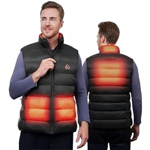 AVIDIA Heated Vest for men with Bat...