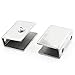 Aexit Rectangle Shape Fall Protection Glass Shelf Clamp Clips Holder Bracket Safety Clips Hardware 2pcs