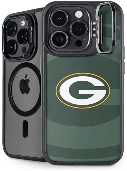 Skinit Kickstand Phone Case Compatible with iPhone 16 Pro - Officially Licensed NFL Green Bay Packers Green Performance Series Design