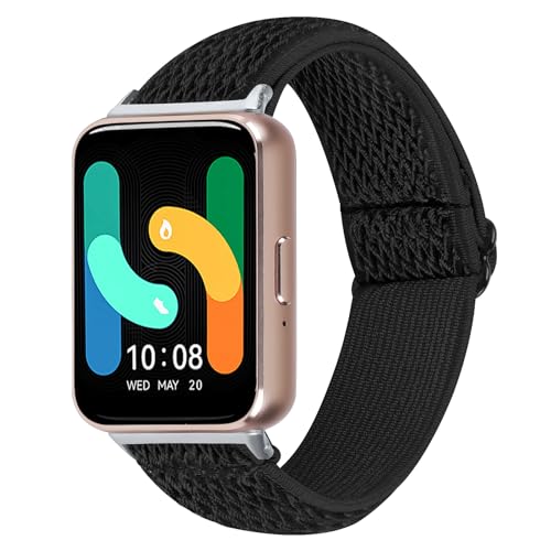 MVRYCE Nylon Band Compatible With Samsung Galaxy FIT 3,Lightweight Elastic Replacement Band Soft Woven Fabric Wristband Breathable Watch Strap for Samsung Galaxy FIT 3 SM-R390 (Y05)