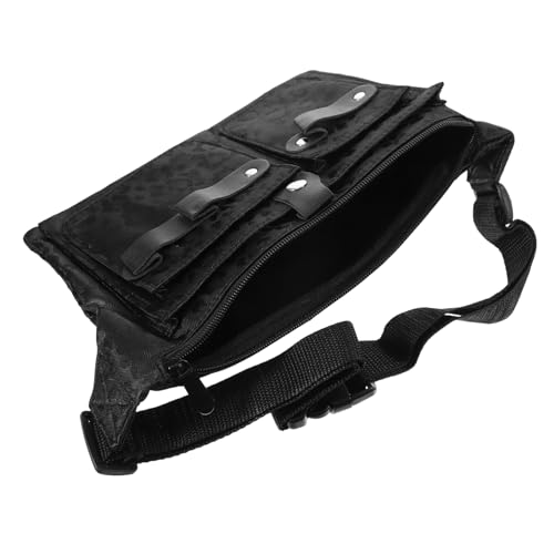 ARTSEWPLY Sac Ceinture Coiffure Multifonction Toile Pochette Ciseaux Barbier avec Ceinture Rangement Pratique pour Salon et Coiffeurs Hommes et Femmes
