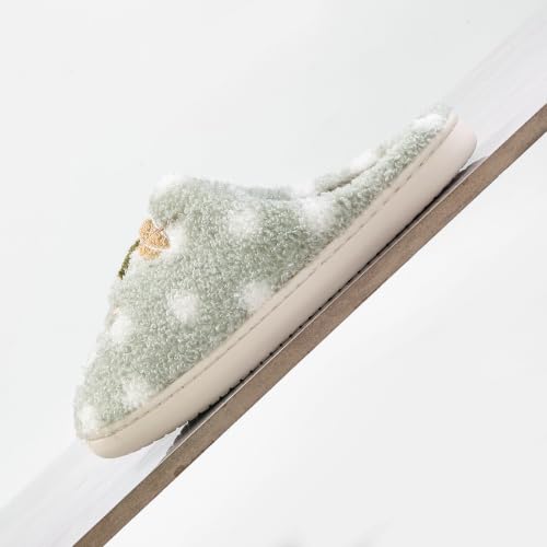 Image of Espresso Martini Slippers for Women Men,Fuzzy Warm Martini Glasses Slippers,Funny Soft Creative Design House Shoes