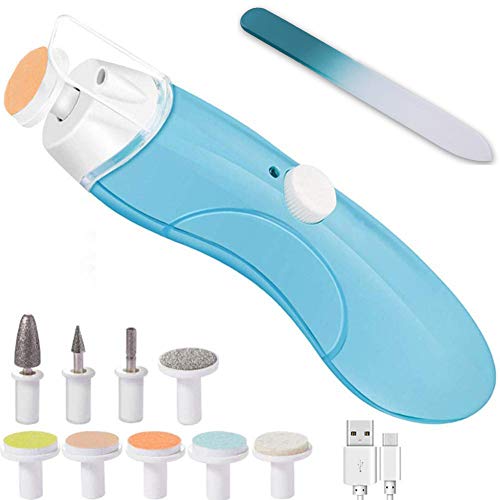 最安値 電動ネイルケア ベビー爪切り セット 赤ちゃんから大人まで使用的 Ledライト搭載 Usb充電 超静音 携帯ケー ス 10種類付き 新生児つめきり 男女兼用超人気の価格比較