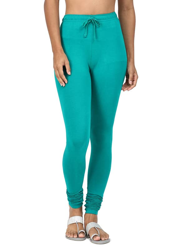 Image of Robinbosky Cotton Churidhar Leggings for Women - Stylish, Stretchable & Flattering Fit for All-Day Comfort
