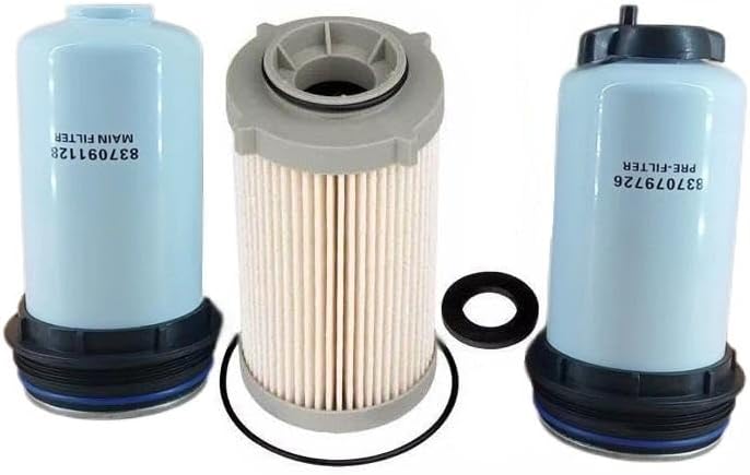 Kel'thuzad 837091128 837079726 837086374 Fuel Filter Kit Compatible with MASSEY FERGUSON TRACTOR/AGCO 33/44/66/74/84(CWC3) Engine,Replace P582117 P582118 P582119
