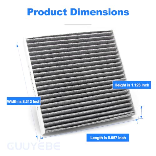 Image of Cabin Air Filter With Activated Carbon,For Honda 2023-2025 Accord 2016-2026 Civic CRV Pilot Odyssey HRV FIT Clarity CRZ Insight Passport,For Acura 2022-2026 MDX RDX TLX Integra ADX,For CF11182