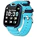 Smartwatch Niños - MP3 Música 14 Juegos Niños Reloj Inteligente llamada Chat de Voz SOS linterna Cámara Vídeo Digital Pantalla Táctil HD Deporte Reloj de Pulsera Digital Para Niños De 4-12 Años (Azul)