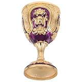 Design élégant et artistique : design d'inspiration européenne de ce gobelet ajoute une touche à , rendant idéal pour un usage quotidien et des occasions spéciales, gobelet à eau bénite, tasse à vin rouge