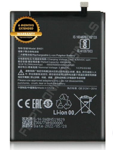Image of BN51 Battery for Redmi 8 /8A Dual /8A MZB9072IN / MZB07R7IN / MZB8254IN Battery with 6 Month Warranty*** (I223)