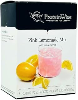 ProteinWise - Pink Lemonade Fruit Drink Mix - 7/Box