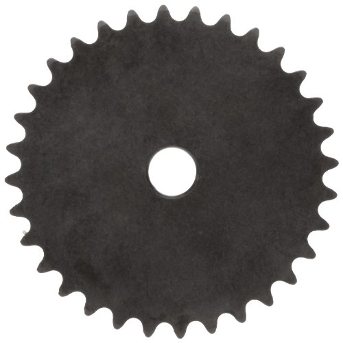 Martin Roller Chain Sprocket, Reboreable, Type A Hub, Single Strand, 25 Chain Size, 0.25