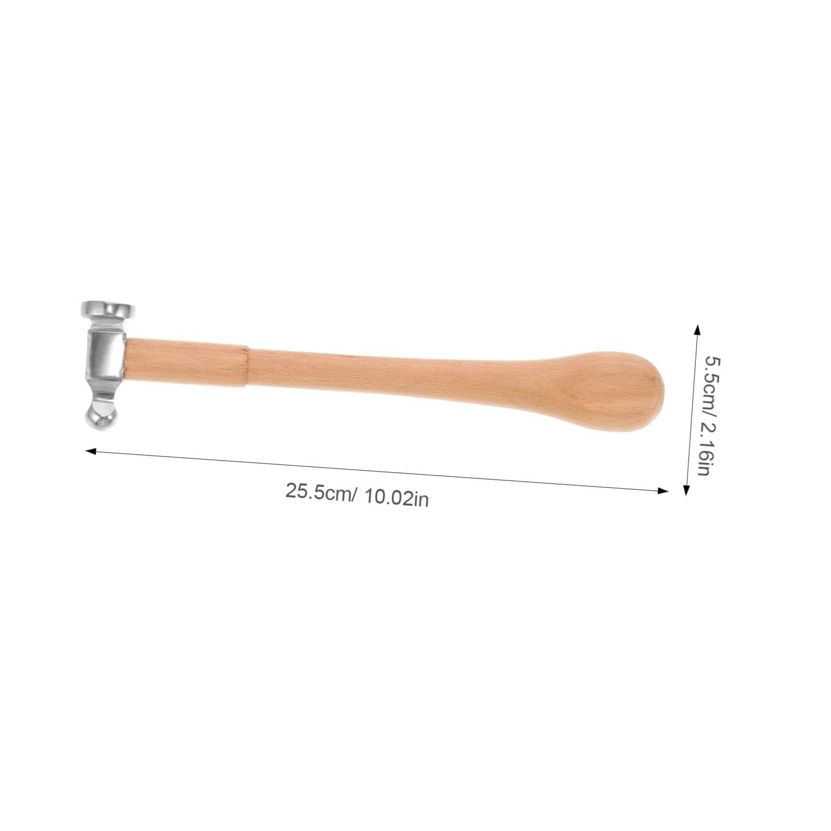BELLIFFY Peen Hammer Jewelry Making Tool Metal Stamping Hammer Wood Handle Versatile for Diy Jewelry