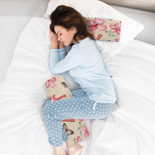 Almohada cilíndrica espuma viscoelástica 43 cm beige miniatura 6