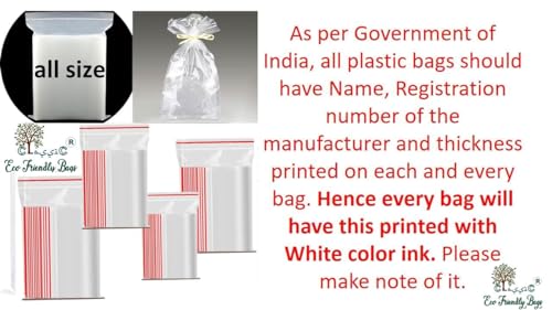 SVP - Zip Lock Pouch Reusable|Clear Plastic Bags Storage Pouches &Durable Press Seal Apply to Kitchen Jewellery Storage -100PCS (7X10 Inches)