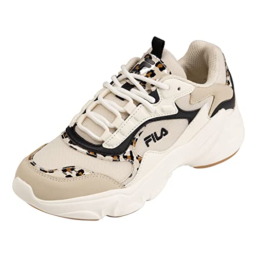 FILA Fila COLLENE CB Wmn, Scarpe da Ginnastica Donna, Turtledove-Leopard, 39 EU