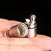 The World's Smallest Kerosene Lighter! Height 2.5cm/ 1.3cm Capsule Lighter Portable Metal Miniature EDC Gear Waterproof Tiny Peanut Lighter (Fuel not Included) (Mini 3 Pack)