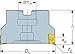 Sandvik Coromant RA390-152R38-18L CoroMill 390 Square Shoulder Milling Cutter, Steel, Right Hand, 1-1/2" Arbor, 6" Cutting Diameter x 2-31/64" Overall Length, 18 Insert Size, 8 Coarse Pitch (Pack of 1)