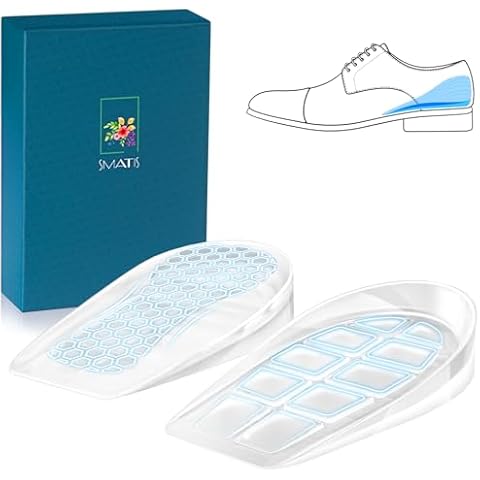 SMATIS Upgraded Gel Heel Cups for Heel Pain, Heel Cushion Inserts for Plantar Fasciitis Achilles Tendonitis Bone Spur to Provide Added Shock Absorption Relief (Size: Women 6.5-12, Men 5.5-11) Cover